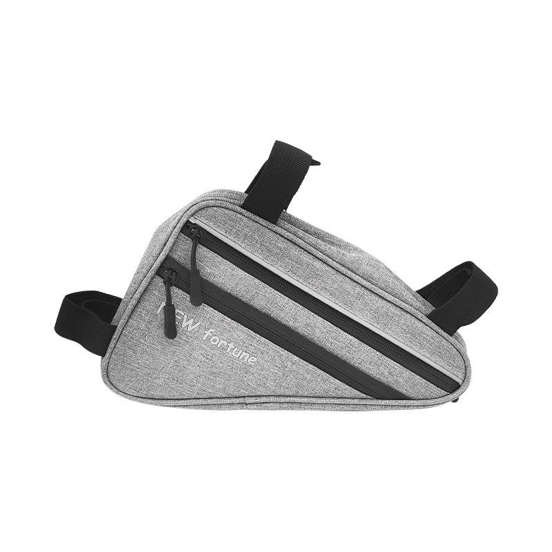 BI-01 회색 반사 테이프 방수 자전거 삼각형 가방